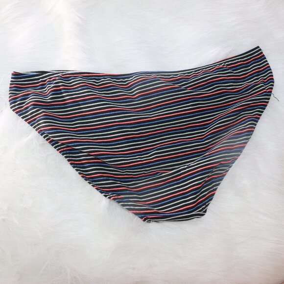 No Boundaries Glitter Striped Bikini Bottom – NWT - Picture 2 of 8